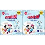 Goon Mutlu Bebek Maxi 4 Numara Cırtlı Bebek Bezi 64 Adet