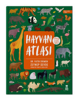 Taze Kitap Hayvan Atlası (DEV HARİTA VE ÇIKARTMA HEDİYELİ) - Dr. Fatih Dikmen / Zeynep Sevde