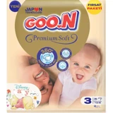 Goon Premium Soft 3 Numara Bantlı Bebek Bezi 76 Adet