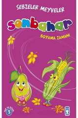 Timaş Çocuk Sonbahar : Sebzeler Meyveler Boyama Zamanı