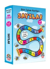 Yağmur Çocuk Sayılar - Dört Işlem Kartları 3-6 Yaş - Cep Boy Kitabı Esinti