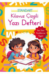 Parıltı Yayınları Kılavuz Çizgili Yazı Defteri Büyük Boy Turuncu