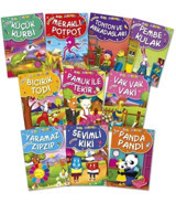 Timaş Yayınları Okul Öncesi Mini Masallar Serisi 1. Set (10 Kitap)
