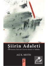 Şiirin Adaleti- Okur Kitaplığı