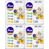 Sleepy Ekstra 5 Numara Organik Cırtlı Bebek Bezi 320 Adet