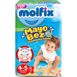 Molfix Swimming Pants 4-5 Numara Mayo Bebek Bezi 11 Adet