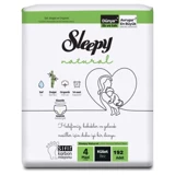 Sleepy Natural 4 Numara Organik Külot Bebek Bezi 192 Adet