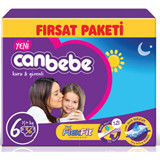 Canbebe Fırsat Paketi 6 Numara Bantlı Bebek Bezi 36 Adet