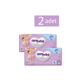 Canbebe Maxi Fırsat Paketi 4 Numara Bantlı Bebek Bezi 2x60 Adet