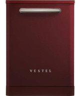 Vestel BM 5011 Retro 5 Programlı E Enerji Sınıfı 13 Kişilik Bordo Solo Bulaşık Makinesi