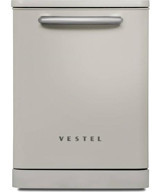 Vestel BM 5011 Retro 5 Programlı E Enerji Sınıfı 13 Kişilik Bej Solo Bulaşık Makinesi
