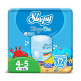 Sleepy Junior 4-5 Numara Mayo Bebek Bezi 17 Adet