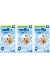 Molfix maxi 4 Numara Cırtlı Bebek Bezi 3x60 Adet