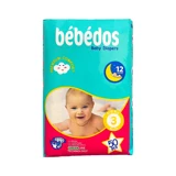 Bebedos Midi 3 Numara Cırtlı Bebek Bezi 50 Adet