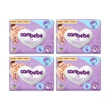 Canbebe Maxi 4 Numara Bantlı Bebek Bezi 4x76 Adet