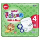 Goon Friend 4 Numara Külot Bebek Bezi 30 Adet