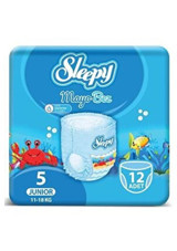 Sleepy Junior 5 Numara Mayo Bebek Bezi 12 Adet