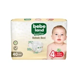 Bebeland Sensitive 4 Numara Cırtlı Bebek Bezi 40 Adet