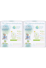 Sleepy Bio Natural XLarge 6 Numara Organik Cırtlı Bebek Bezi 2x64 Adet