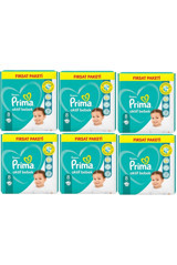 Prima Aktif Bebek 8 Numara Cırtlı Bebek Bezi 6x31 Adet