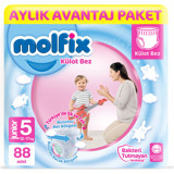 Molfix Junior 5 Numara Külot Bebek Bezi 88 Adet