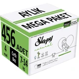 Sleepy Natural Maxi 4 Numara Organik Cırtlı Bebek Bezi 456 Adet