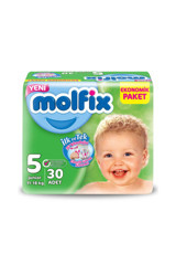 Molfix 3D Junior 5 Numara Cırtlı Bebek Bezi 120 Adet