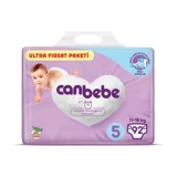 Canbebe 5 Numara Bantlı Bebek Bezi 92 Adet