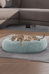 Peluş Kedi ve Köpek Yatağı Pugalo Ekonomik Kedi Yatağı (XL)