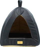 Lepus Keops Piramit Kedi ve Köpek Yatağı Siyah 35x35x40 Cm