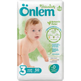 Önlem Botanika 3 Numara Organik Cırtlı Bebek Bezi 50 Adet
