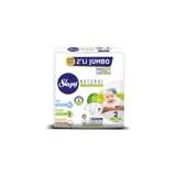 Sleepy Natural Ultra Hassas Mini 2 Numara Organik Cırtlı Bebek Bezi 84 Adet