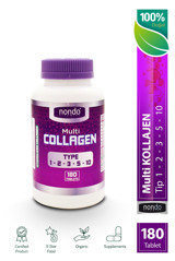 Nondo Multi Collagen Tablet Kolajen 180 Tablet