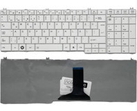 Notespare Toshiba ile Uyumlu Satellite C670-14H, C670-14K, C670-14V, C670-162 Notebook Klavye Beyaz Tr - tek ebat