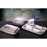 Gönül Spring Time G4187 Oval Desenli 15 Parça Seramik Kahvaltı Takımı Çok Renkli