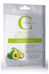 Claderm Avocado Killi Nemlendiricili Krem Yüz Maskesi 20 ml