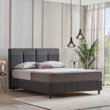 Yataş Dream Line 100 x 200 cm Başlıklı Çift Kişilik Sandıklı Baza Seti Antrasit