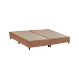Niron Yatak Budget 140 x 190 cm Başlıksız Çift Kişilik Baza Bej