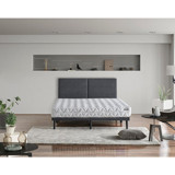 Niron Yatak Pocket 160 x 200 cm Yataklı Başlıklı Çift Kişilik Baza Seti Antrasit