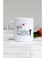 Hedizu Gazeteci Kupa Bardak Beyaz - 1 Adet - 300 ml