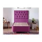 Niron Yatak Purple 80x180 cm Başlıklı Yataklı Sandıklı Tek Kişilik Baza Seti Mor
