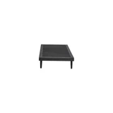 Niron Yatak Slim 90x200 cm Başlıksız Tek Kişilik Baza Seti Siyah