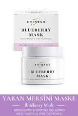 Shineco Blueberry Mask Nemlendiricili Krem Yüz Maskesi 50 ml