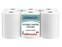 Omnisoft Fotoselli Hareketli 2 Katlı 6'lı Rulo Kağıt Havlu