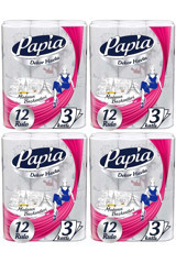 Papia Decor 3 Katlı 4x12'li Rulo Kağıt Havlu