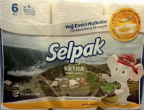 Selpak Extra Ayder Yaylası 3 Katlı 6'lı Rulo Kağıt Havlu