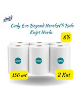 Only Hareketli 2 Katlı 6'lı Rulo Kağıt Havlu