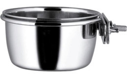 Eurodog Techmrt Ccccp Vidalı Askılı 20 Oz Metal Yem Kabı Ø 12.5 - Gümüş