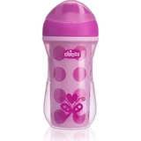 Chicco Akıtmaz Kulpsuz 14+ Ay Alıştırma Bardağı Pembe