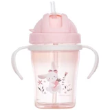 Stephen Joseph Pipetli Kulplu 6+ Ay 150 ml Alıştırma Bardağı Pembe